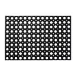 ALP EPDM Rubber Hollow Anti-Fatigue Floor Mat – Black, 600×400 mm (Pack of 1)