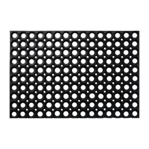 ALP EPDM Rubber Hollow Anti-Fatigue Floor Mat – Black, 600×400 mm (Pack of 1)