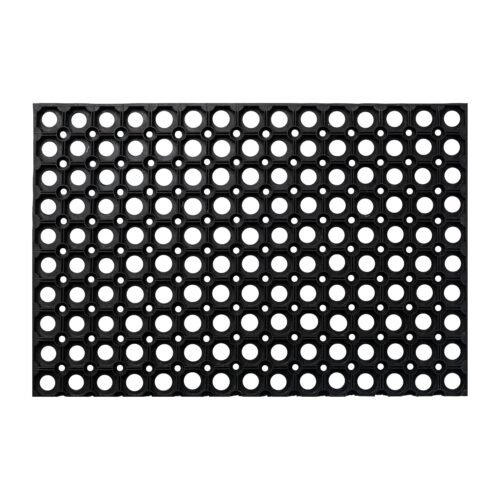 ALP EPDM Rubber Hollow Anti-Fatigue Floor Mat – Black, 600×400 mm (Pack of 1)