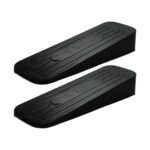 ALP Heavy Duty Rubber Door Stopper – Black (Pack of 2)