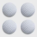 ALP EPDM Rubber Wall Protector Knob Cover – White (Pack of 4)