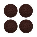 ALP EPDM Rubber Wall Protector Knob Cover – Brown (Pack of 4)