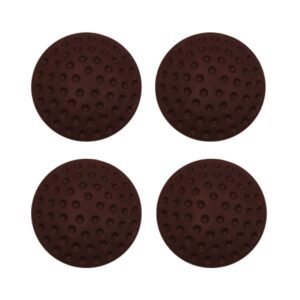 ALP EPDM Rubber Wall Protector Knob Cover – Brown (Pack of 4)
