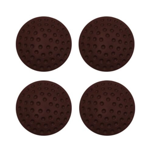 ALP EPDM Rubber Wall Protector Knob Cover – Brown (Pack of 4)