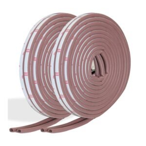 ALP D-Shape Door & Window Seal – 6M, Brown (Pack of 2)