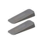 ALP Heavy Duty Rubber Door Stopper – Grey, 120×37×20 mm (Pack of 2)