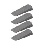 ALP Heavy Duty Rubber Door Stopper – Grey, 120×37×20 mm (Pack of 4)