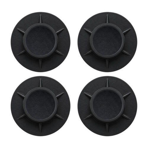 premium anti vibration epdm rubber pads – circular, pack of 4