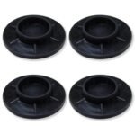 Premium Anti-Vibration EPDM Rubber Pads – Circular, Pack of 4