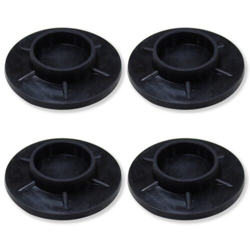 Premium Anti-Vibration EPDM Rubber Pads – Circular, Pack of 4