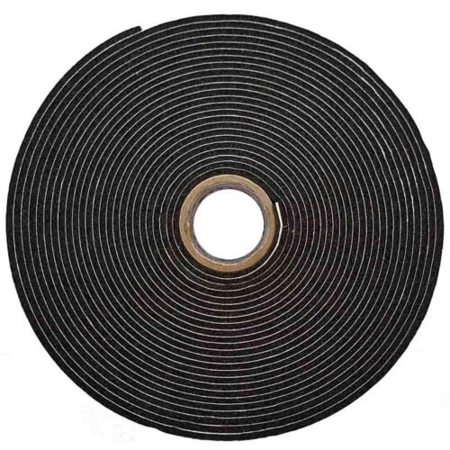 Aerotape EPDM Self-Adhesive Insulation Foam Tape | Class O | 2” x 3mm x 9.1m | Black (Pack of 1)