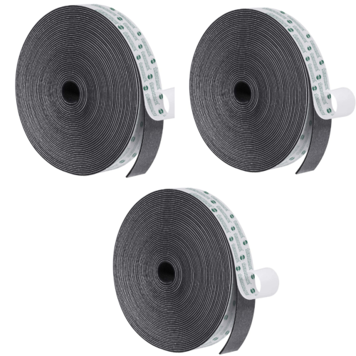 aerotape epdm self adhesive insulation foam tape | class o | 2” x 3mm x 9.1m | black (pack of 3)