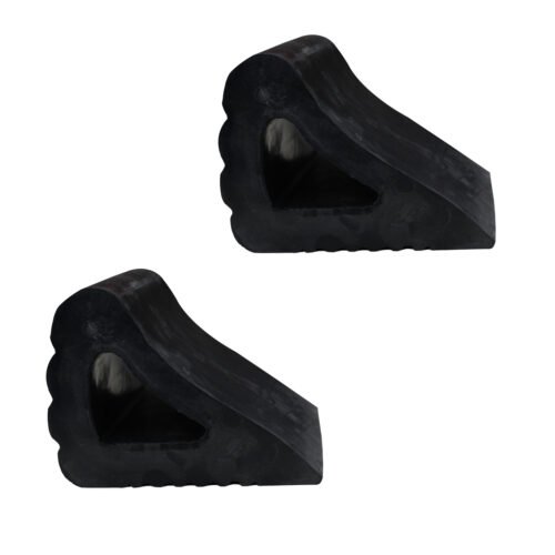 heavy duty standard wheel chock wheel stopper (pack of 2)