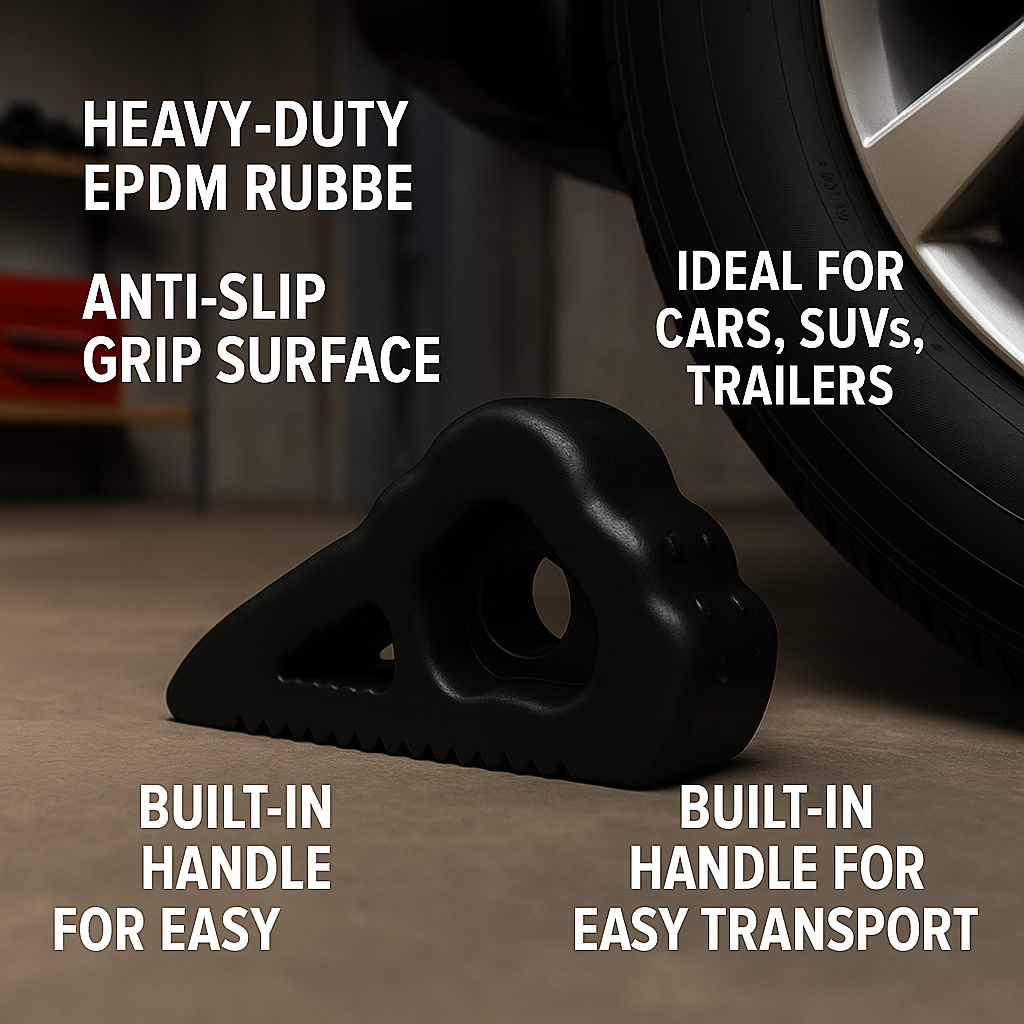 heavy duty big oz auto wheel chock wheel stopper (pack of 2) heavy duty big oz auto wheel chock wheel stopper (pack of 2)