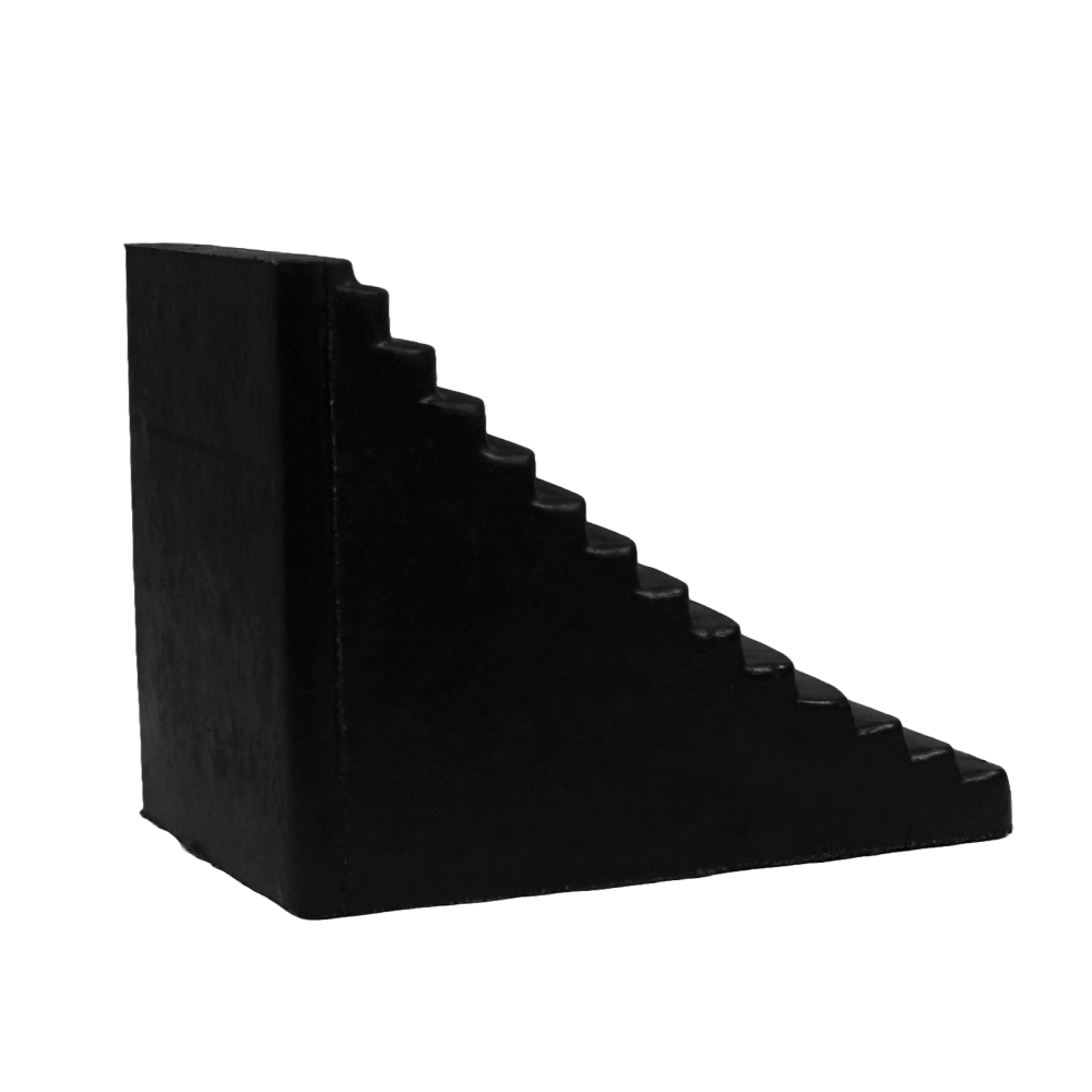 heavy duty wedge type wheel chock wheel stopper (pack of 2) heavy duty wedge type wheel chock wheel stopper (pack of 2)