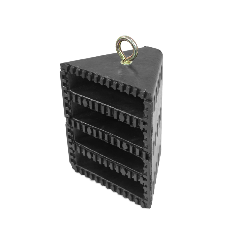 heavy duty 6x9x8" wheel chock wheel stopper (pack of 2) heavy duty 6x9x8" wheel chock wheel stopper (pack of 2)