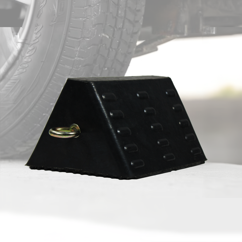 heavy duty 6x9x8" wheel chock wheel stopper (pack of 2) heavy duty 6x9x8" wheel chock wheel stopper (pack of 2)