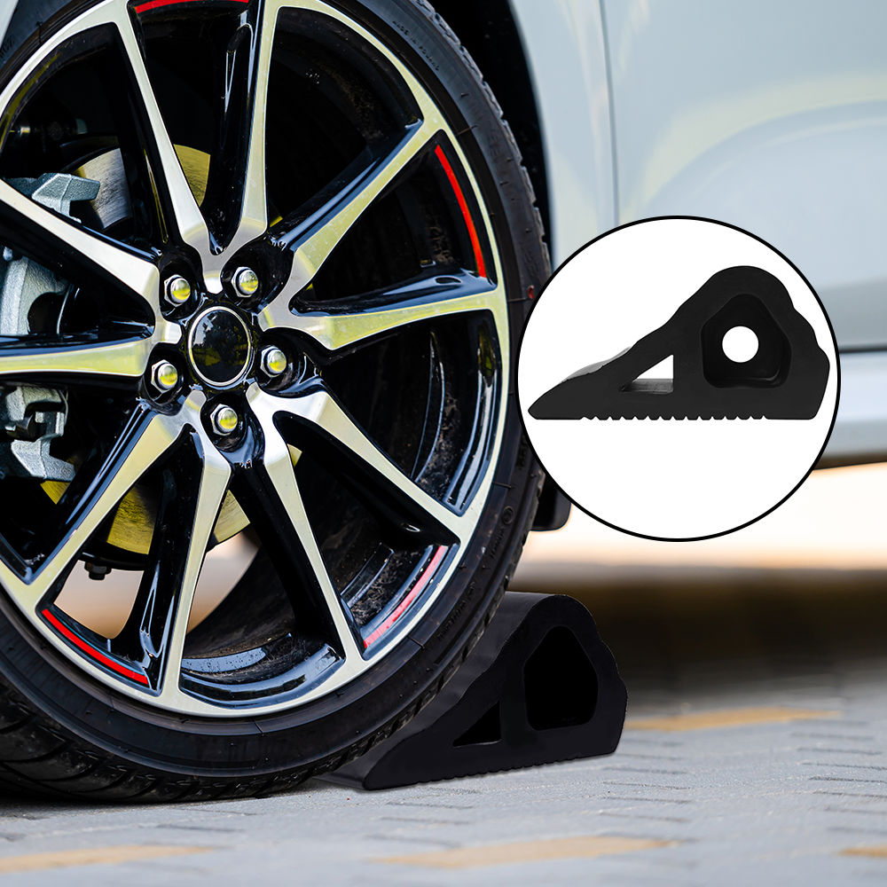 heavy duty big oz auto wheel chock wheel stopper (pack of 2) heavy duty big oz auto wheel chock wheel stopper (pack of 2)