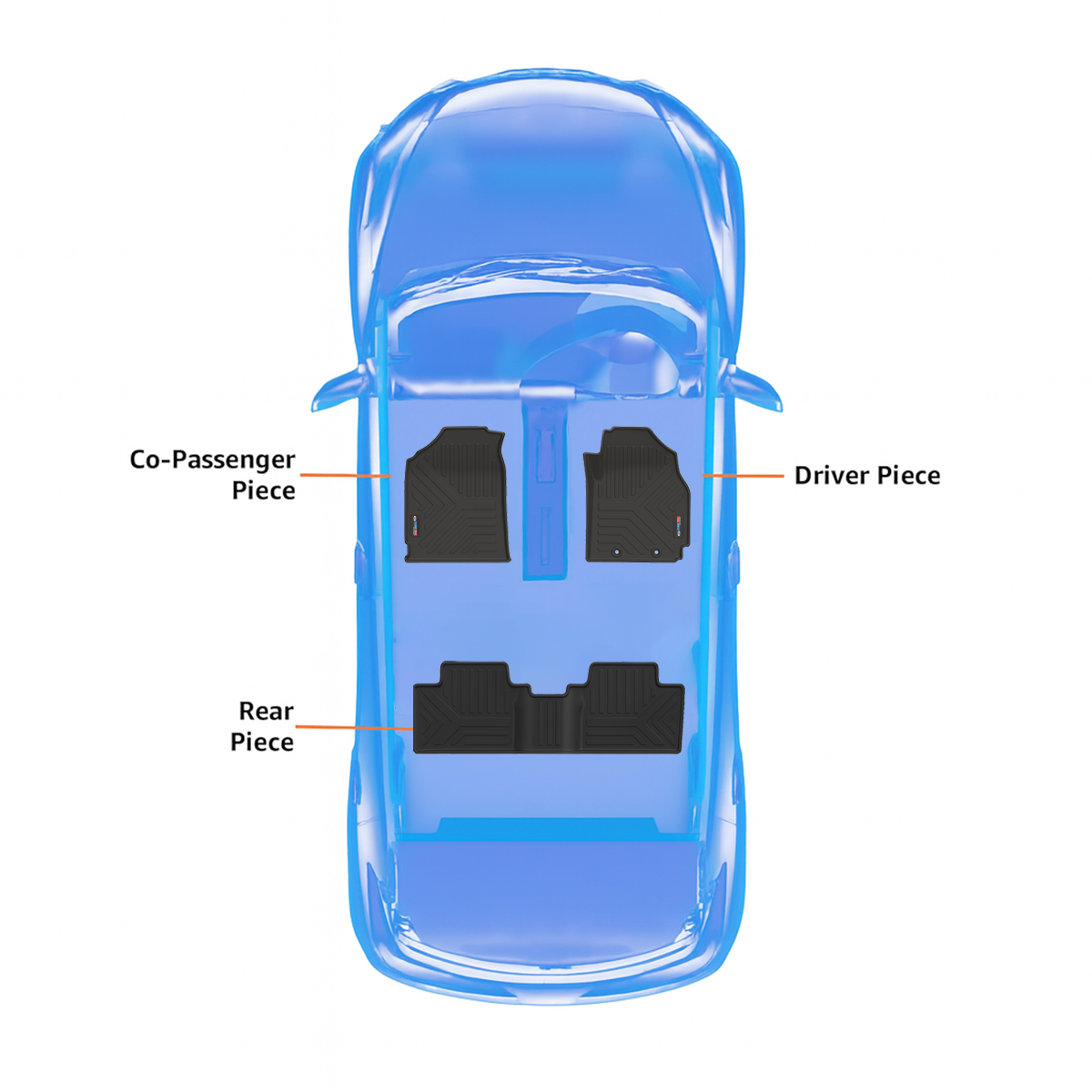 heavy duty 3d black car floor mats for creta 2024 (set of 3) heavy duty 3d black car floor mats for creta 2024 (set of 3)