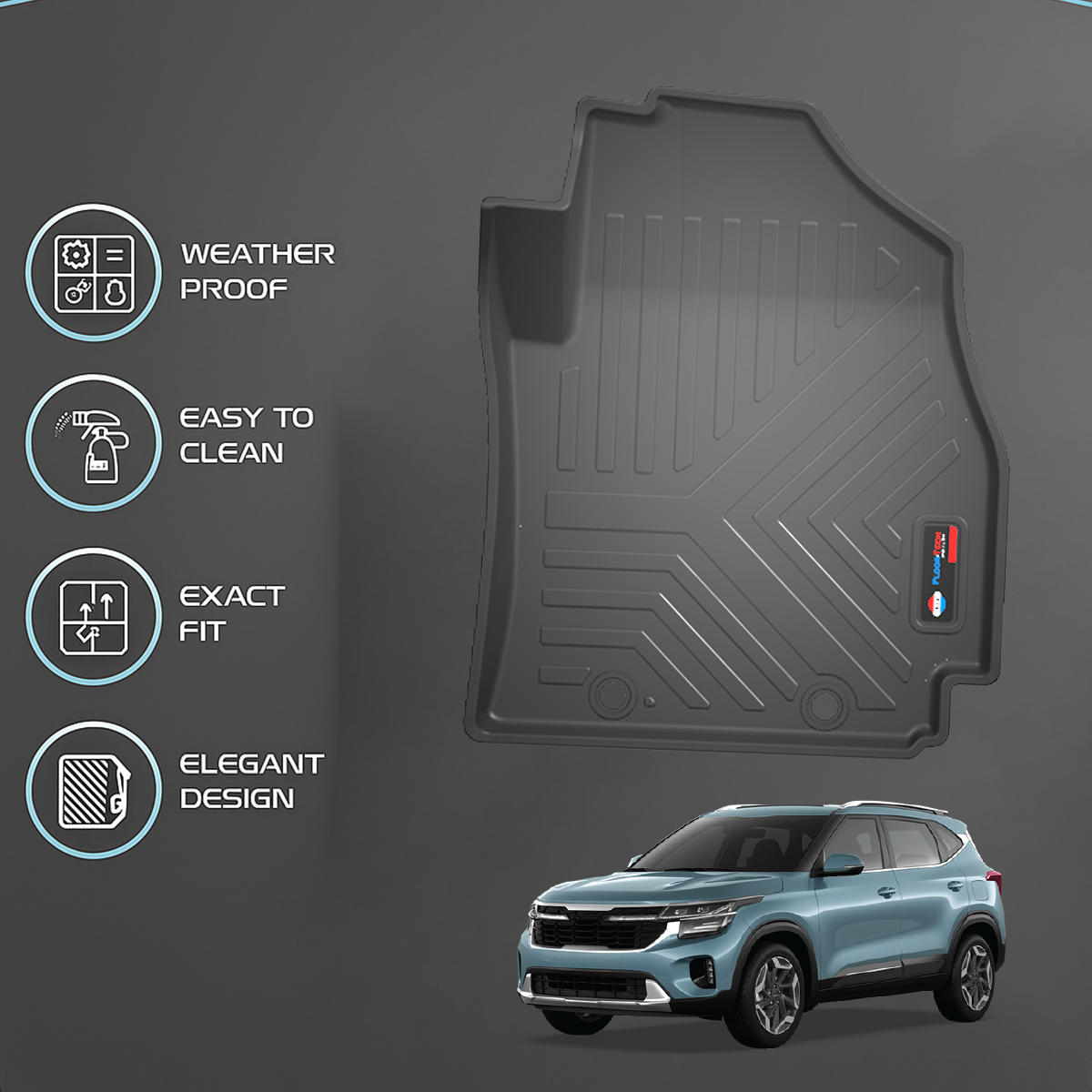 heavy duty 3d black car floor mats for kia carens 2022 (set of 3) heavy duty 3d black car floor mats for kia carens 2022 (set of 3)